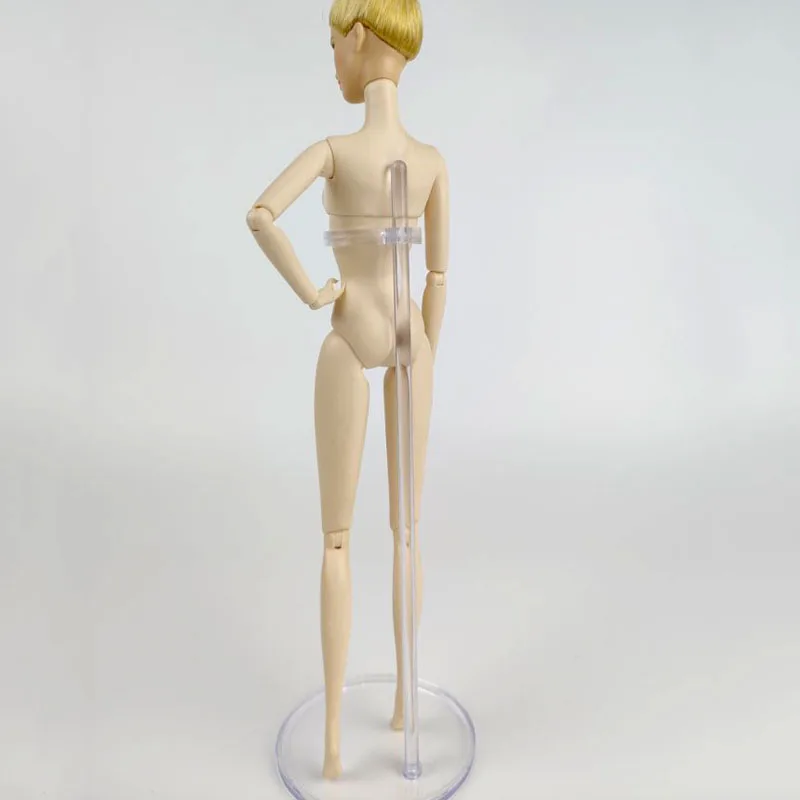 5 комплекти от прозрачна акрилна поставка за кукла Барби 1/6, държач за дисплея, 30 см, статуетка, кукла, на фиксирана база, аксесоари за детски играчки5
