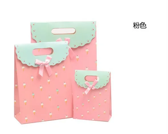 5шт Бонбони Преносима Опаковка Плик за Подарък Пакети Опаковъчна Кутия с Лък Лигав карикатура на рождения Ден на Корейската Версия на Флип-чанта5