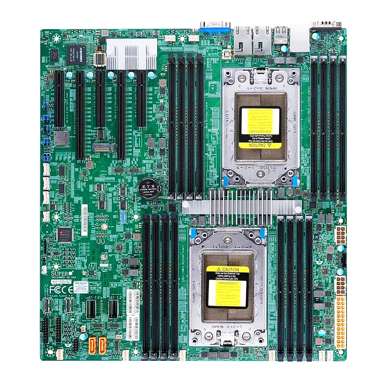 дънна платка supermicro AMD H11DSI-NT EPYC Xiaolong двойна дънна платка 7000-series-с процесор 128 ядра и 256 теми IPFS сървър0