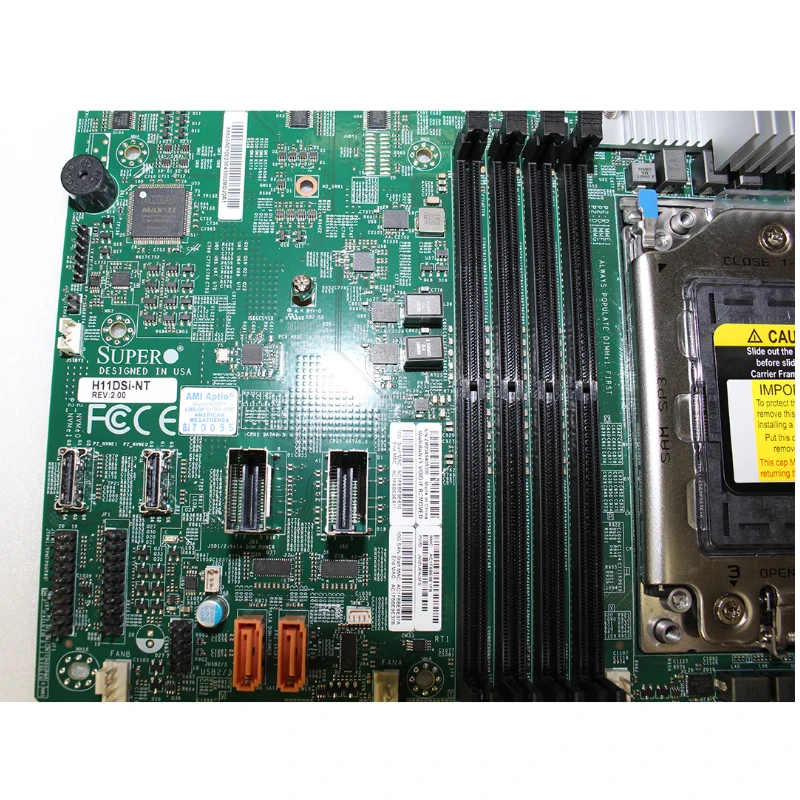 дънна платка supermicro AMD H11DSI-NT EPYC Xiaolong двойна дънна платка 7000-series-с процесор 128 ядра и 256 теми IPFS сървър3