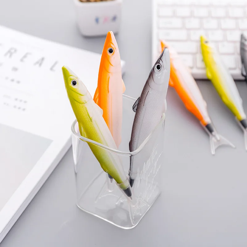Химикалка дръжка, дръжки във формата на рибки, японски и корейски офис консумативи, Подаръци, рекламни Химикалки, Техническа дръжка, 5 бр.3