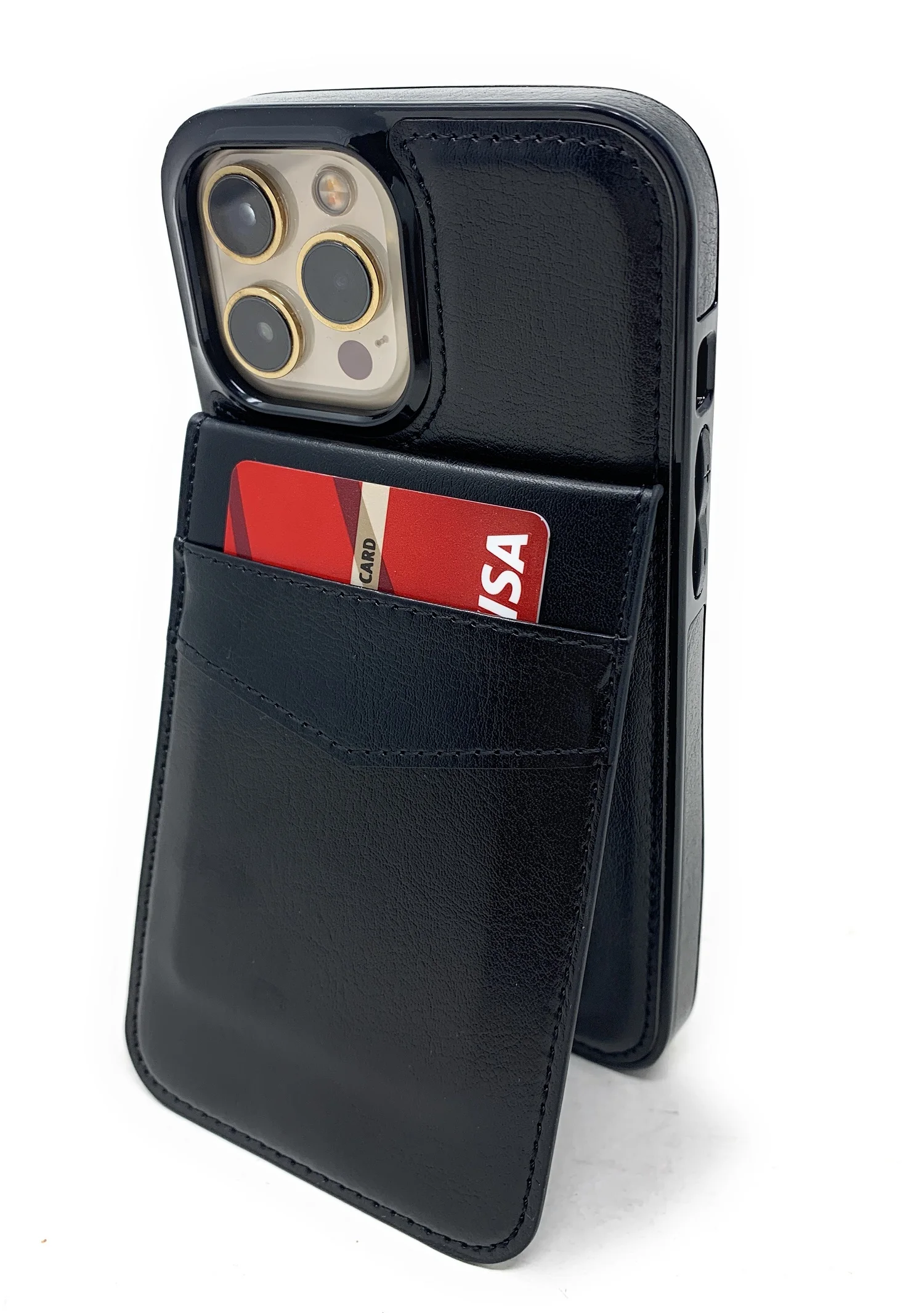 Жена модерен калъф за мобилен телефон, портфейл за iPhone 14 Pro с отделения за карти, титуляр, мъжки луксозен магнитен джоб за монети3