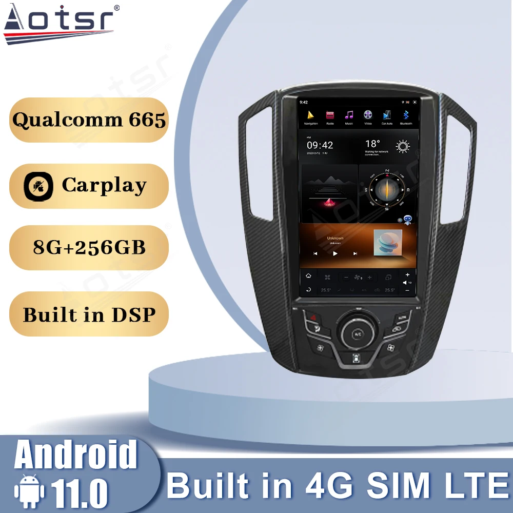 128 г Tesla Style за Luxgen U6 Android 11, автомобилното радио, стерео уредба, GPS-навигация, авто мултимедиен плейър, аудиоголовое устройство с Bluetooth0