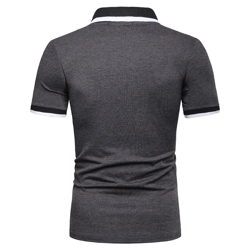 Мъжка лятна бизнес ежедневни риза с къси ръкави вълшебен цвят с къс ръкав, мъжка спортна риза с къси ръкави с принтом, S-5XL .3