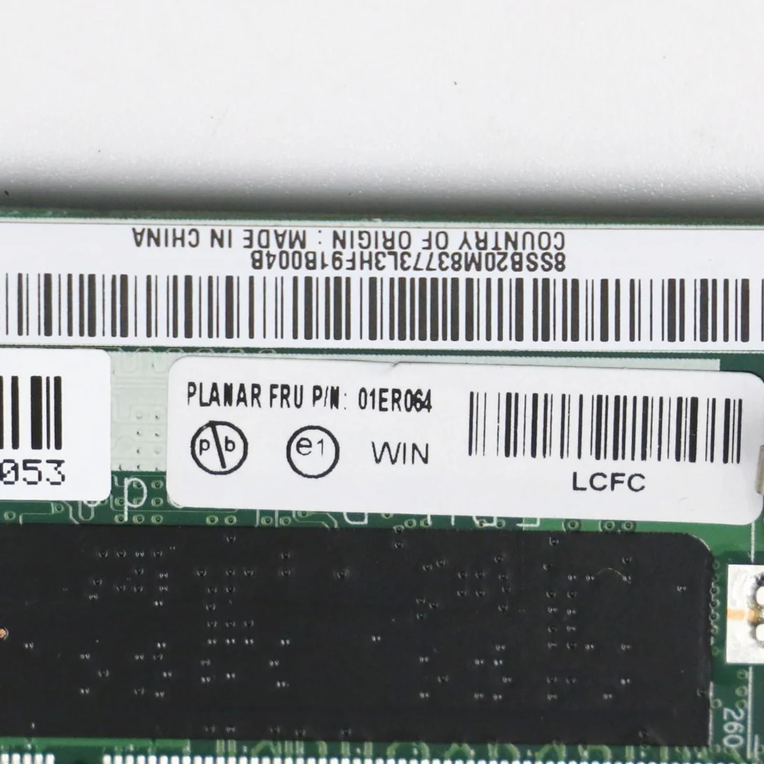 Възстановена дънна Платка за лаптоп Lenovo T470S FRU 01ER344 01ER065 01ER064 I5-7300U процесор, 8 GB оперативна памет2