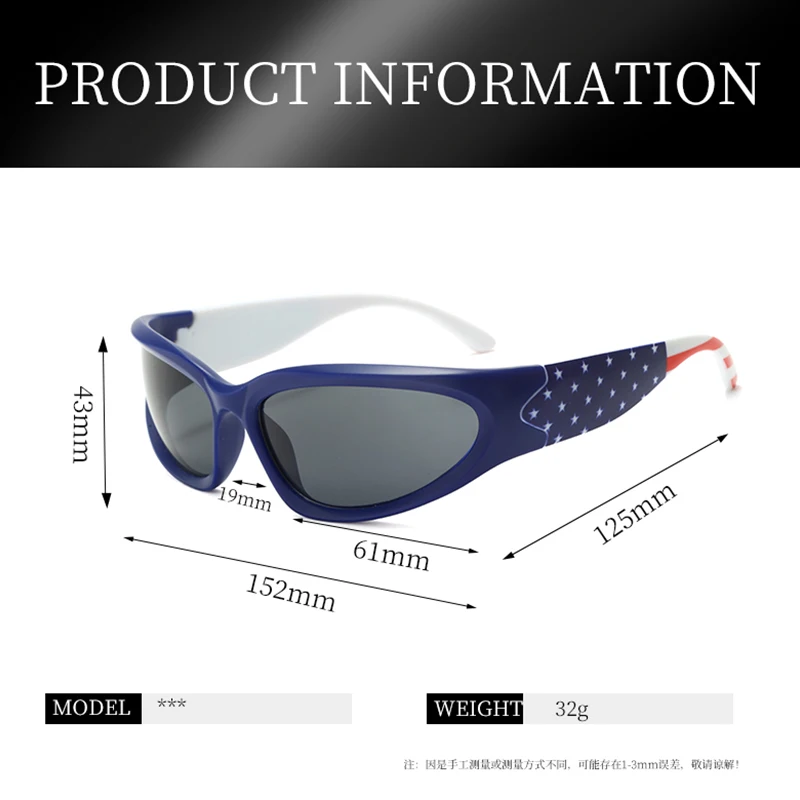 Long Keeper Нови Слънчеви Очила в стил на Спортен Хартата в стил Пънк Y2K за Мъже, Декоративни Колоездене, Слънчеви Очила, Модни Очила Uv400, нов продукт, Унисекс3