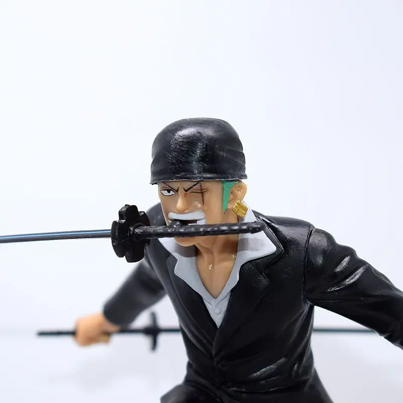 Аниме One Piece Roronoa Zoro Санторью, черни Дрехи, бойна фигурка от PVC, са подбрани модел, кукла, играчка 20 см2