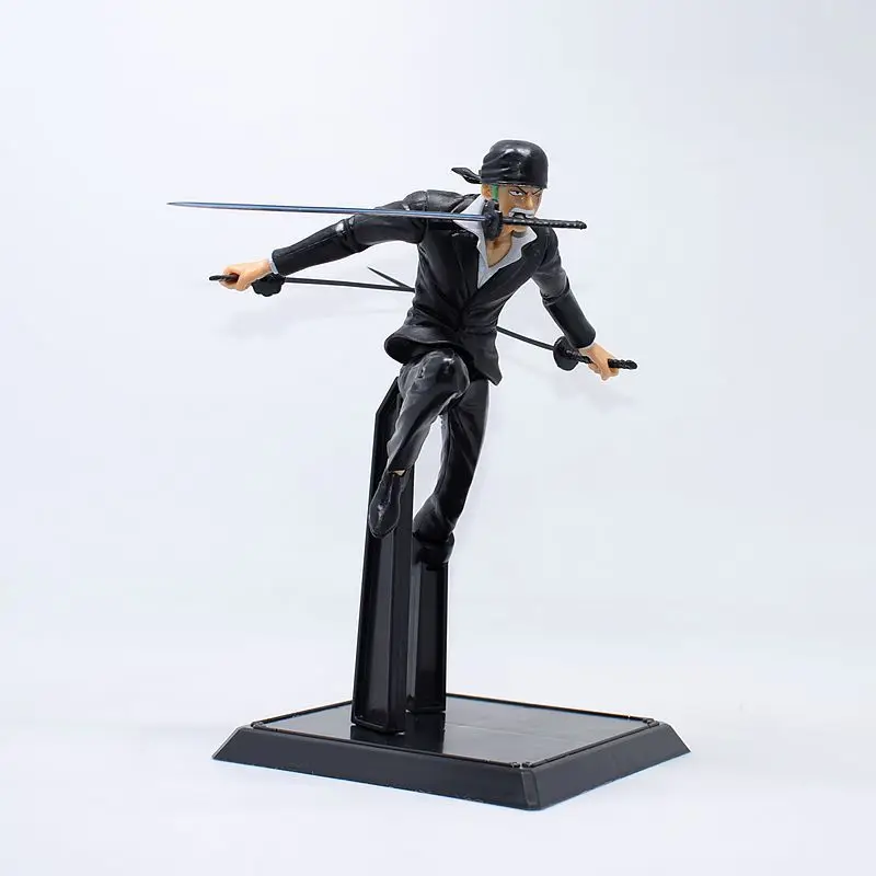 Аниме One Piece Roronoa Zoro Санторью, черни Дрехи, бойна фигурка от PVC, са подбрани модел, кукла, играчка 20 см4