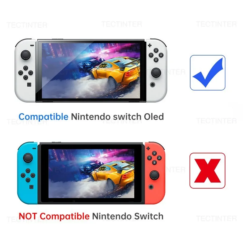 Прозрачен Защитен калъф, Съвместим с OLED-конзола Nintendo Switch, Защита От Драскотини За аксесоари NS OLED1