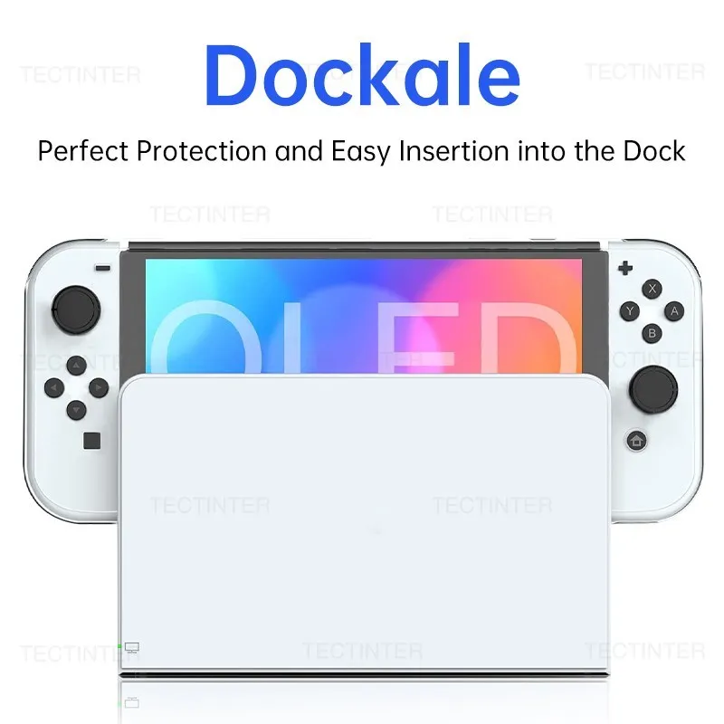 Прозрачен Защитен калъф, Съвместим с OLED-конзола Nintendo Switch, Защита От Драскотини За аксесоари NS OLED2