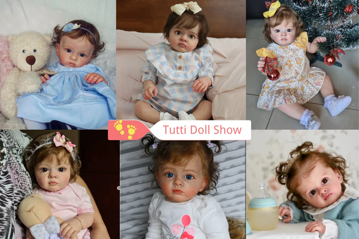 60 см Реалистична огромна кукла за Деца, готовите кукли Reborn Baby, Tutti, Ръчно изработени кукли, играчка, Коледен подарък за Момичета1