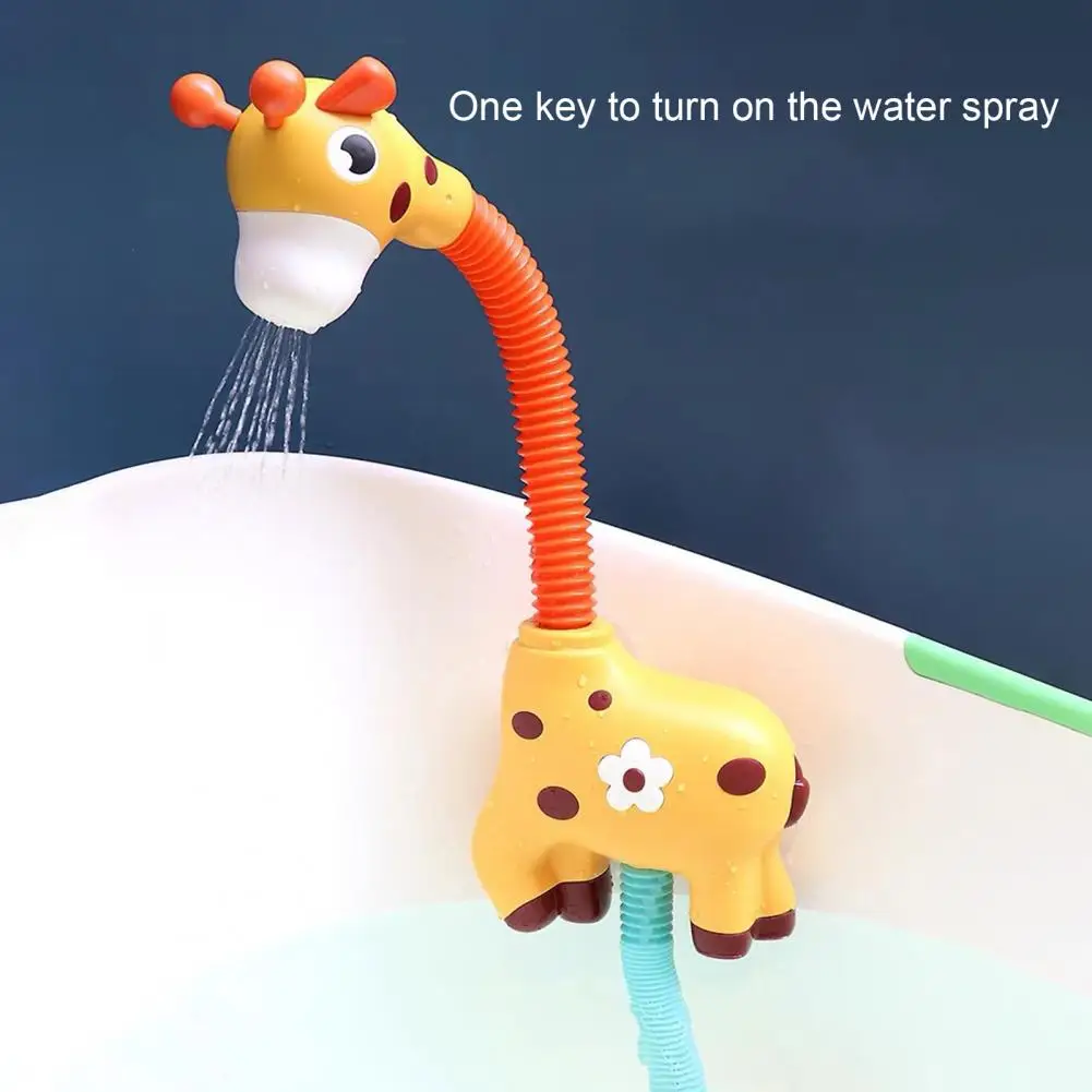 Детска играчка за къпане с ключ, пластмасов антидеформирующая, въртяща се на 360 градуса, играчка за плуване, спрей за душата, играчка за лятото1