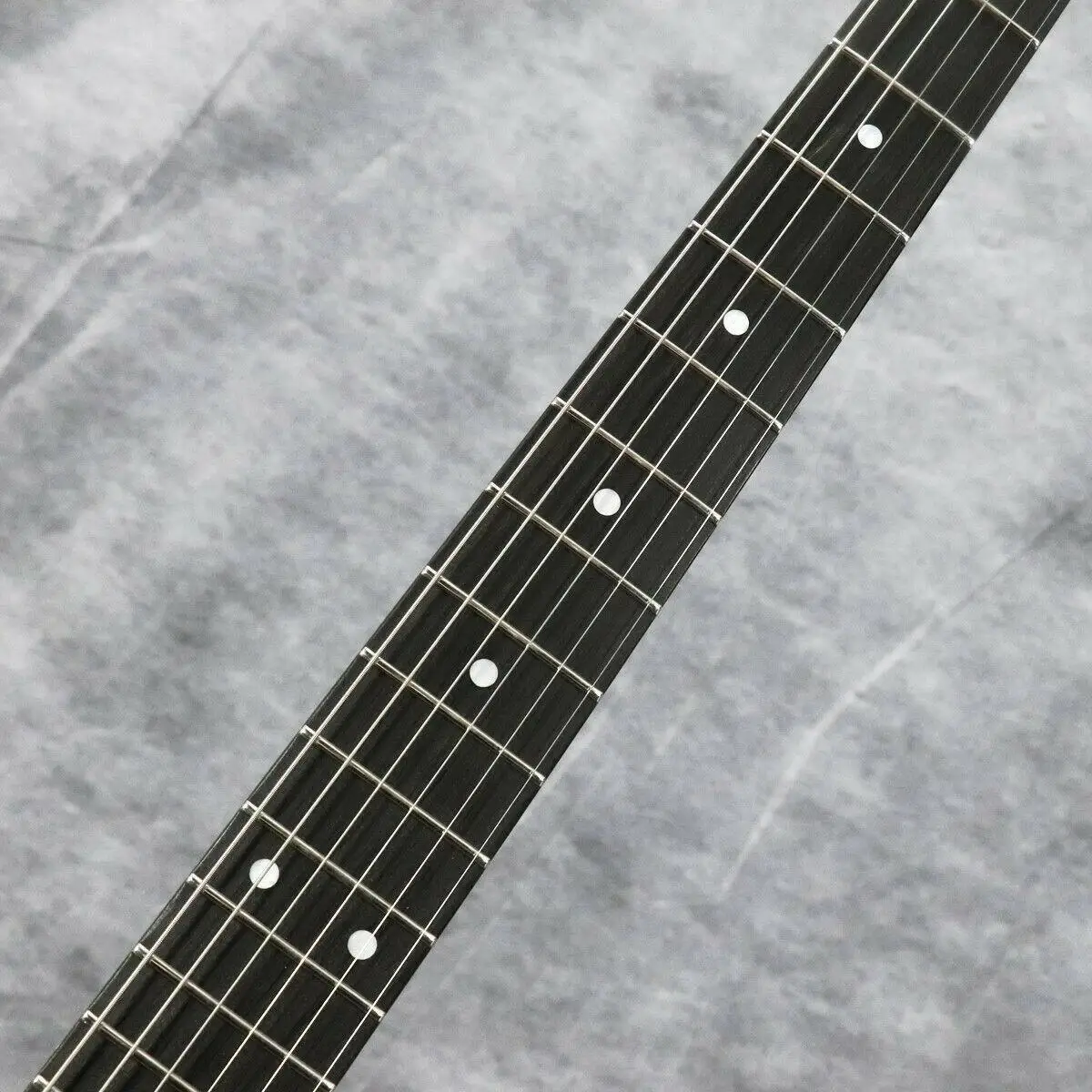 Фабрична настройка Нов Цвят на дървото Натурален електрическа китара с 6 струни Махагон3