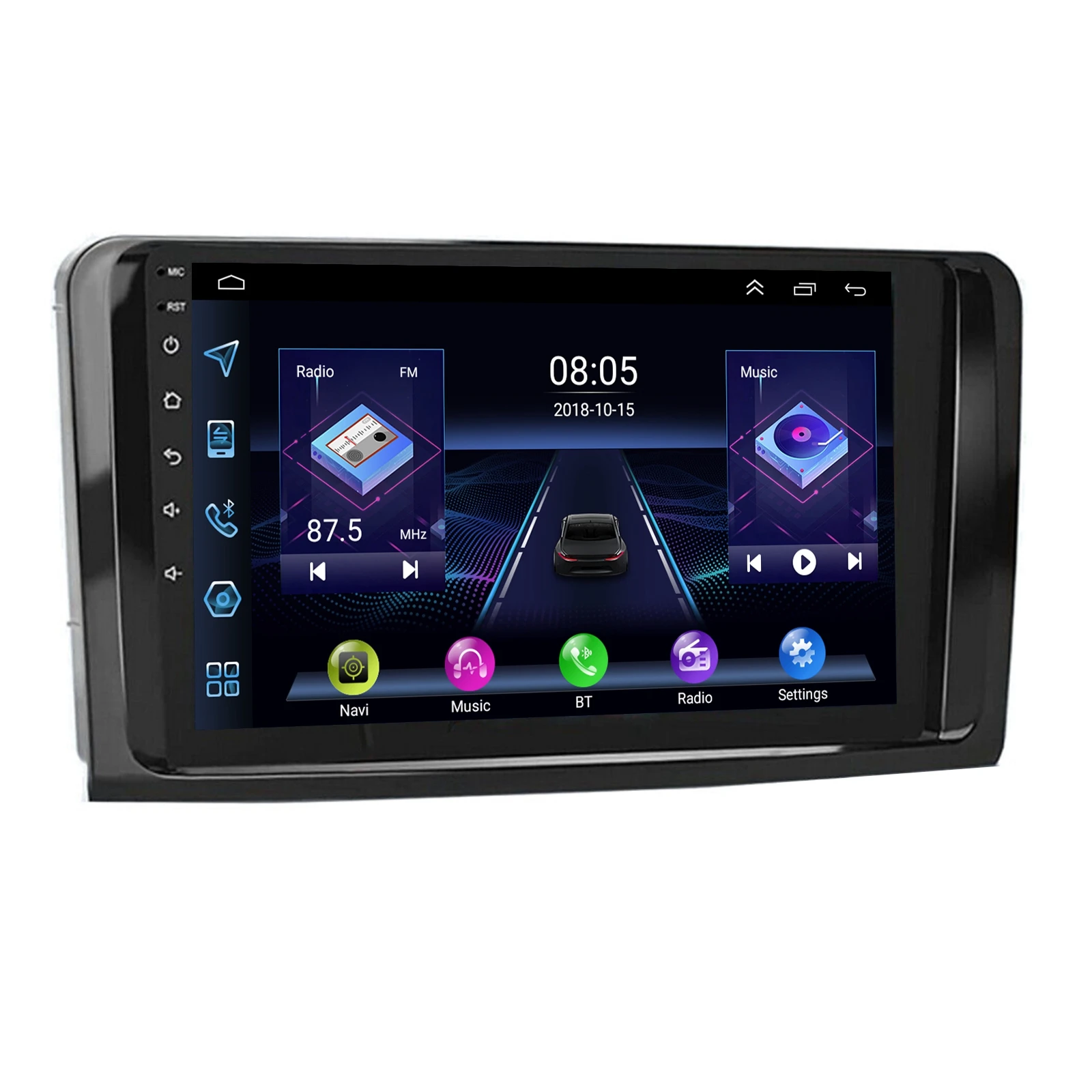 Автомобилно радио За Mercedes Benz ML/GL-Class W164 X164 Мултимедиен плеър Carplay Android Авто Стерео AHD Помещение 2 + 32 GB1