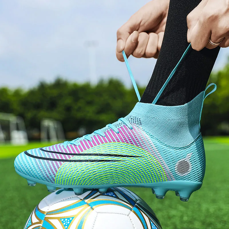 2022 Нова професионална футболна обувки AG/TF карта, мъжки футболни обувки, спортни обувки за дейности на открито, спортни обувки за тренировки по футбол за възрастни2
