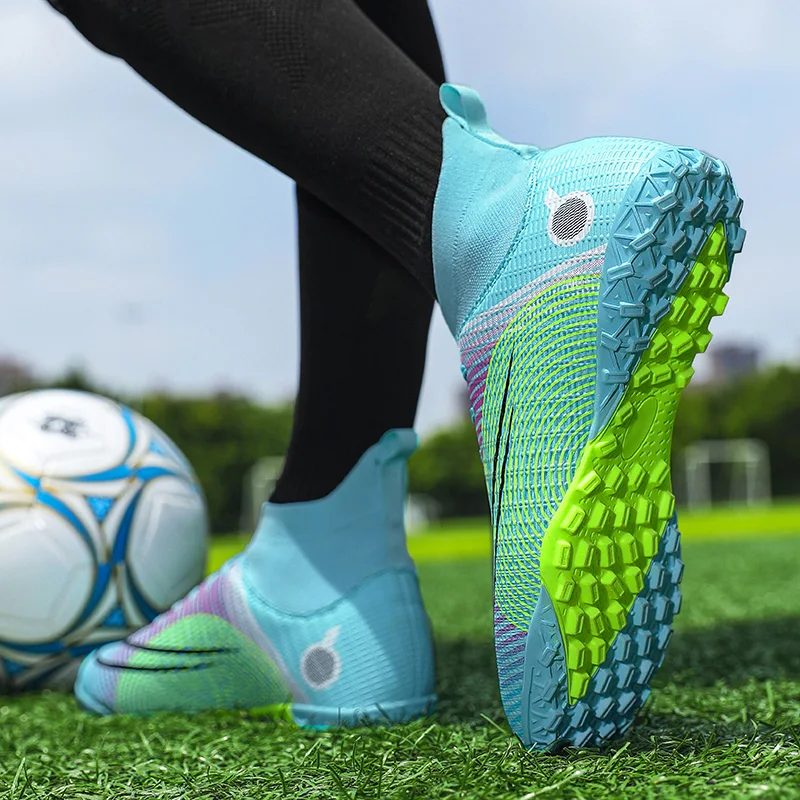 2022 Нова професионална футболна обувки AG/TF карта, мъжки футболни обувки, спортни обувки за дейности на открито, спортни обувки за тренировки по футбол за възрастни4