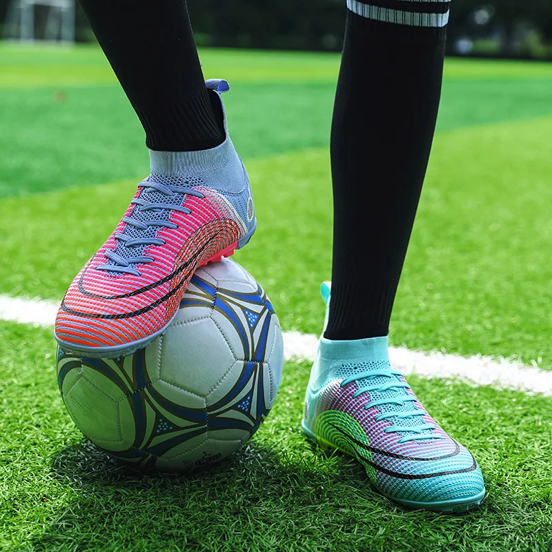 2022 Нова професионална футболна обувки AG/TF карта, мъжки футболни обувки, спортни обувки за дейности на открито, спортни обувки за тренировки по футбол за възрастни5