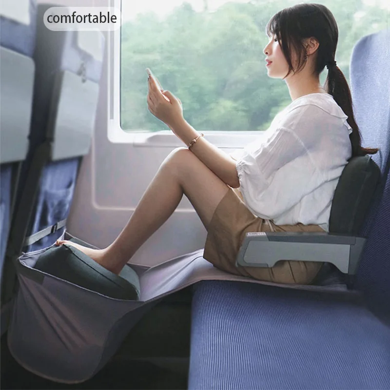 Надуваема легло, автомобилен пътен матрак за високоскоростни железопътни самолети, за сън С подложка за краката, U-образна възглавница, Въздушни мат Аксесоари1
