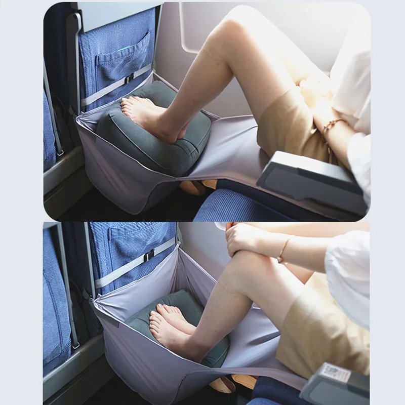 Надуваема легло, автомобилен пътен матрак за високоскоростни железопътни самолети, за сън С подложка за краката, U-образна възглавница, Въздушни мат Аксесоари3