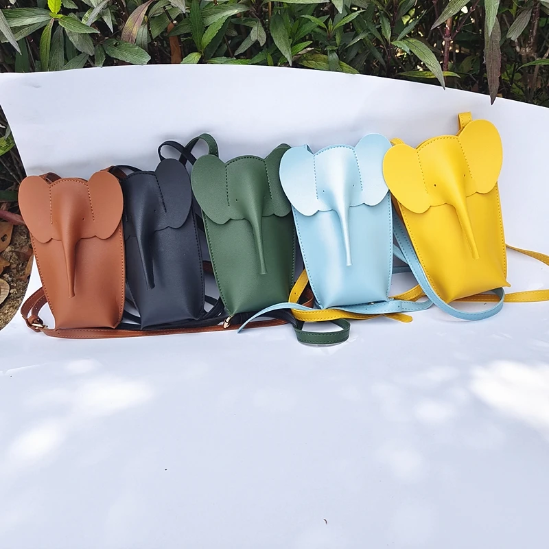 Чанта със слон, дамски Водоустойчив функция, Чантата е от изкуствена кожа, Популярна Скъпа и Стилна нишевая опаковка Mini 2023, Нов подарък0