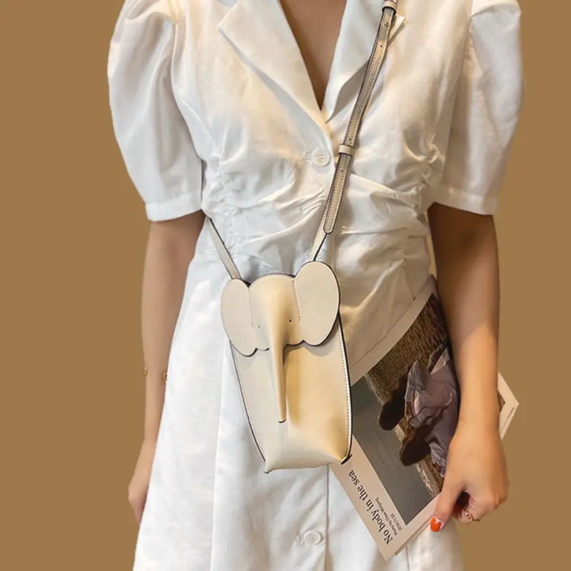Чанта със слон, дамски Водоустойчив функция, Чантата е от изкуствена кожа, Популярна Скъпа и Стилна нишевая опаковка Mini 2023, Нов подарък4