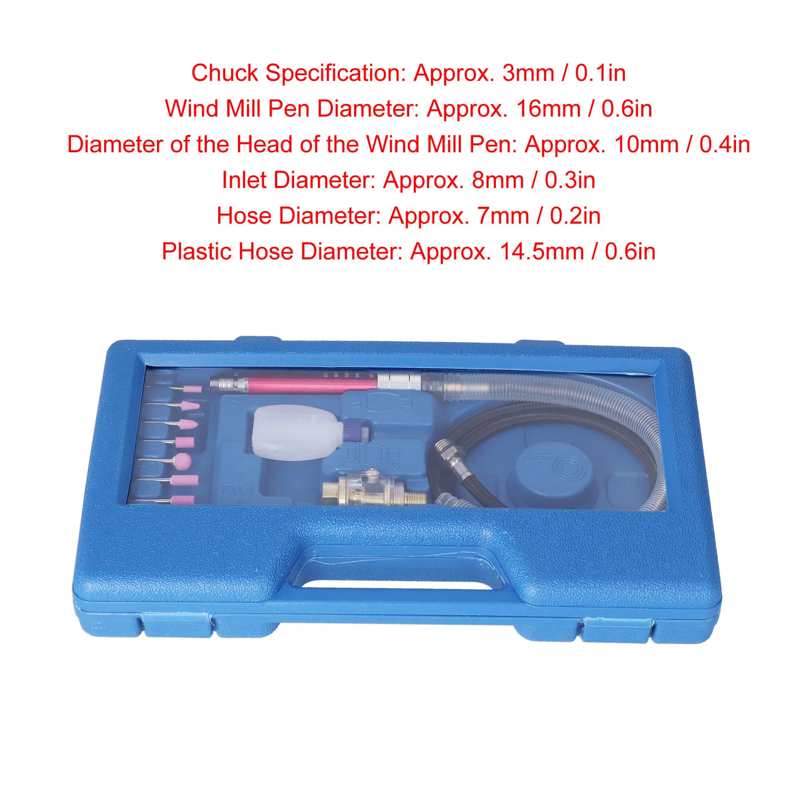 Въздушно гравировальная дръжка Air Micro Мелница Kit за почистване на бижута в желязна плоча4