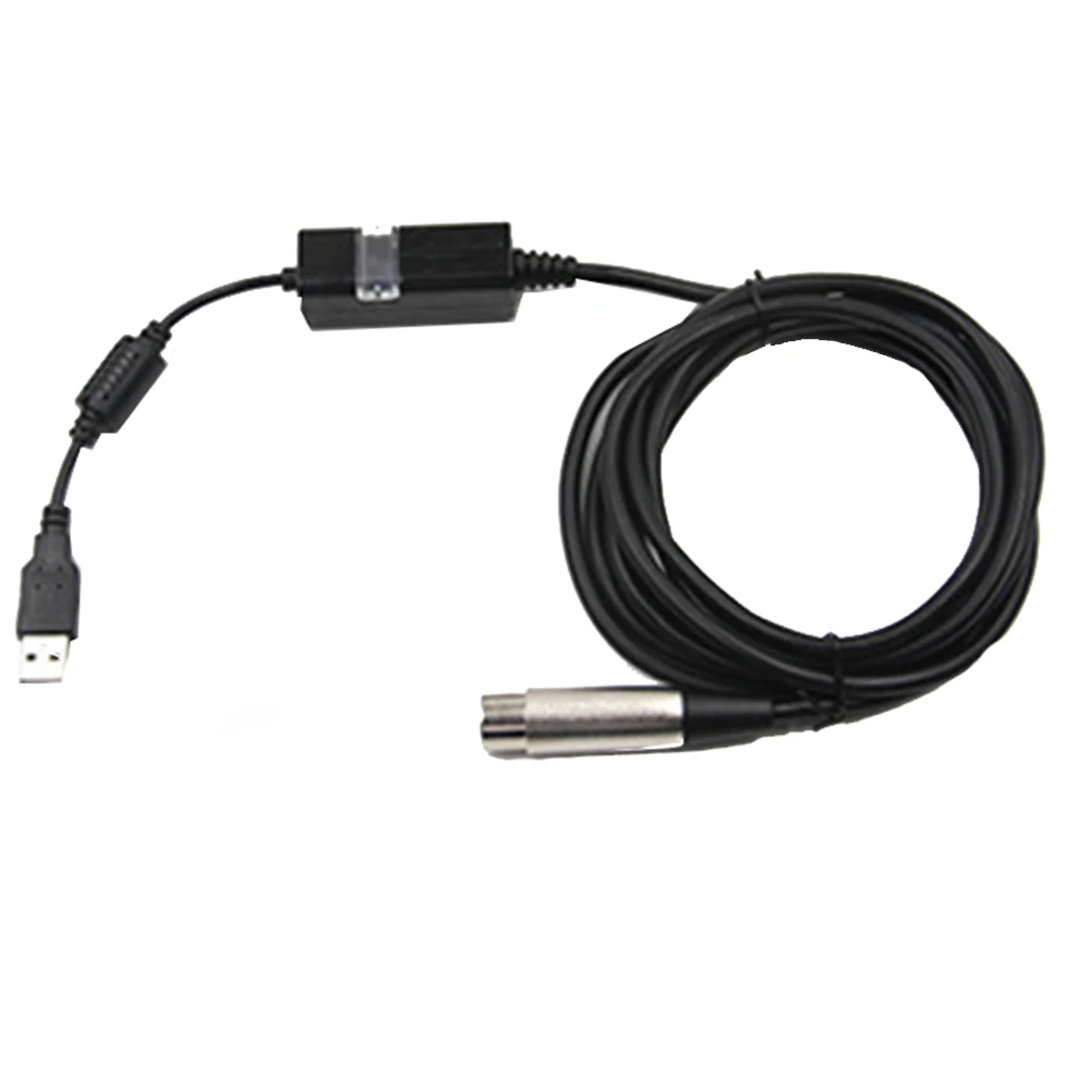 USB-XLR микрофон Mic MIDI кабел конвертор на Аудио кабел-адаптер за вашия КОМПЮТЪР с Windows 7/лаптоп/Mac 2,8 м0