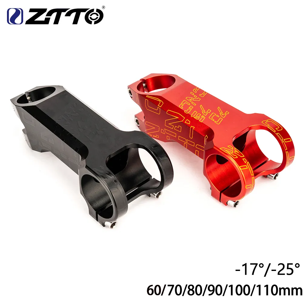 Прът за шоссейного наем ZTTO МТБ 31.8*60 70 80 90 100 high-performance волан механизъм 110 mm 17 ° 25° 17 градуса на 25 градуса за пръта на волана XC AM DH0