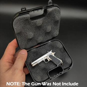 1 бр. нови празна черна пластмасова кутия за ключодържател Глок 17 Desert Eagle Модел пистолет