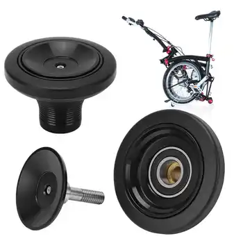1 Чифт сгъваеми велосипеди Easywheel от алуминиева сплав с анодированием Easywheel за складного наем Brompton Лесно Wheel