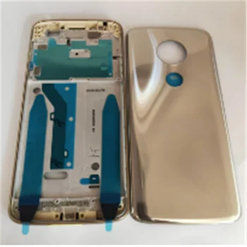 10 бр./лот за мобилен телефон Motorola G6 Play Предната рамка на LCD дисплея на Задния капак на отделението за батерията