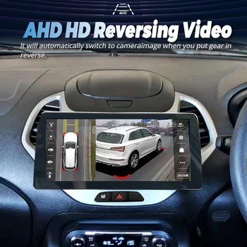 12,3-инчов Автомобилен Екран Радио Android 13 Видео 2Din Стерео За Ford FIGO За Ford KA 2015-2020 Мултимедийно Главното Устройство Carplay