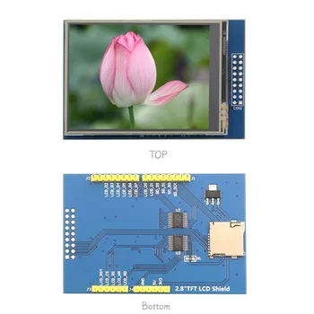 2,8-инчов 20-пинов TFT-LCD дисплей с сензорен екран, цветен дисплейный модул може да бъде директно включен в UNO Mega2560