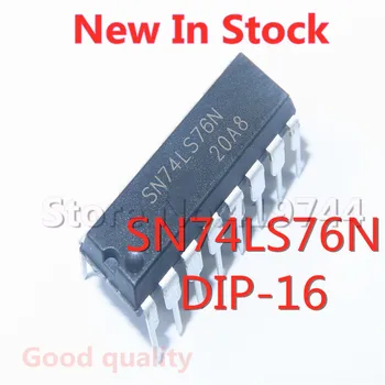 5 бр./лот 74LS76 HD74LS76AP SN74LS76N DIP-16 Double JK trigger в наличност, НОВ оригинален чип