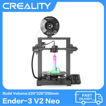 CREALITY 3D FDM Принтер На 3 Neo V2 3D Принтер CR Touch С Поддръжка на Автоматично Изравняване За Възобновяване на Печат И една седалка, всички метални Екструдер Bowden