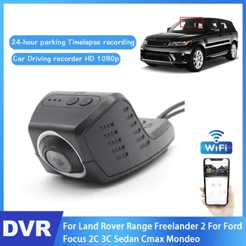 HD Wifi Скрит Автомобилен Видеорекордер Dash cam Камера видео Рекордер За Land Range Rover Freelander 2 За Ford Focus 2C, 3C Седан Cmax Mondeo