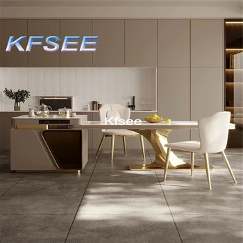 Kfsee 1 бр. в комплект ins 140 см, регулируема по дължина бар-часова Луксозна маса за хранене