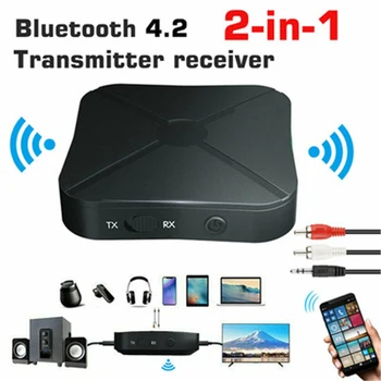 Kn319, нов Bluetooth предавател и приемник, 2-в-1, Стерео безжичен аудио конвертор