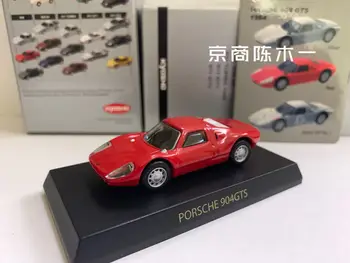 KYOSHO1: 64 Колекция Porsche 904 GTS, модел колички от лят сплав, за декорация, подарък играчка