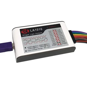 LA1010 USB Logic Анализатор 16 канала, вход 100 Mhz с английски софтуера за персонални КОМПЮТРИ, преносими устройства, поддръжка за Windows
