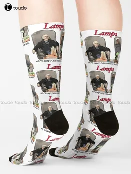 Lampin - Обуздайте ентусиазма си, Чорапи, розови чорапи, мультяшные удобни, най-добрите спортни, за момичета, 360 ° Цифров печат, подарък градинска дрехи по поръчка