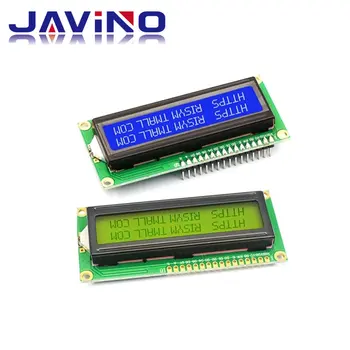 LCD1602 1602 LCD Модул Синьо/Жълто-Зелен Екран 16x2 знаков LCD дисплей PCF8574T PCF8574 IIC I2C Интерфейс 5V за Arduino