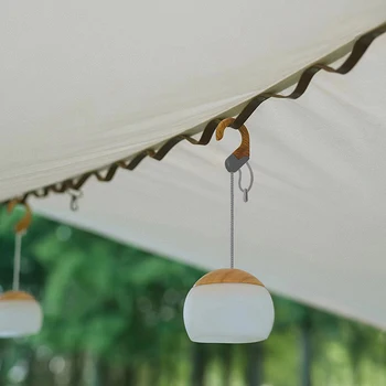 Led лампа за къмпинг 5200 mah Type-C със зареждането на IPX4 водоустойчив настолна лампа за палатка, аварийно захранване, декорация, вътрешно обзавеждане
