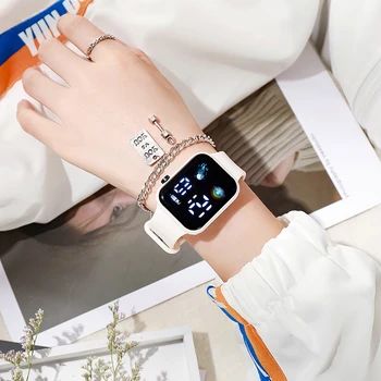 Mannen Pols Horloges Led Digitale Horloge Voor Mannen Vrouwen Sport Militaire Silicone Horloge Elektronische Klok Hodinky Reloj