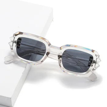 New Fashion Trends Women 's Sunglasses Personalized Jelly Colored Summer Beach Style Retro Men' s Glasses очила слънчеви дамски
