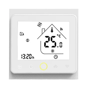 WiFi Умен термостат, температурен регулатор за вода/електрическо подгряване на пода, водна/газов котел, работи с Алекса Google Home