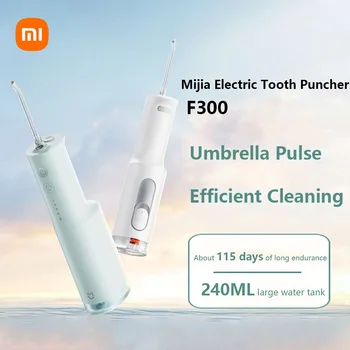 XIAOMI MIJIA Електрически стоматологичен перфоратор, ръчен иригатор за устната кухина, F300, Стоматологичен водоструйный инструмент за избелване на зъбите, Инструмент за почистване на зъбите Pulse