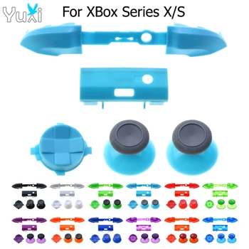 YuXi 3D Аналогов Thumb Stick Caps Dpad & РБ LB, стартери броня, Комплект модове, Притежателят на средна апликации за контролера на XBox X серия S