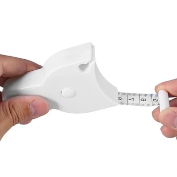Автоматично измерване на тялото, бюста, талията, бедрата, плъзгаща Се линийка, преносим сантиметър за точно измерване, двустранно рулонная лента