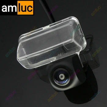 Автомобилна CCD Камера за Нощно Виждане 12 Светодиоди Гръб за Задно виждане За Peugeot 206 207 307 407 Седан и Toyota Camry Verso 2012 Vios 2014
